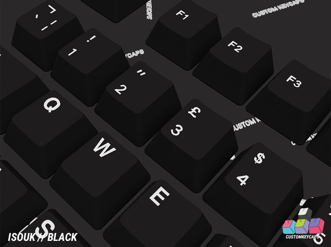 ISOUK // Black Keycaps