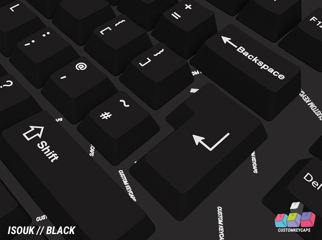 ISOUK // Black Keycaps