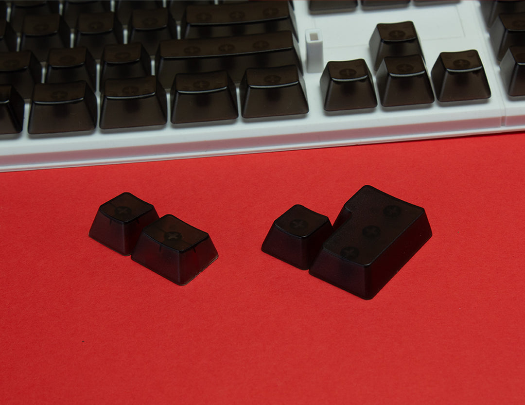Black Crystal PBT Keycaps – Custom Keycaps UK