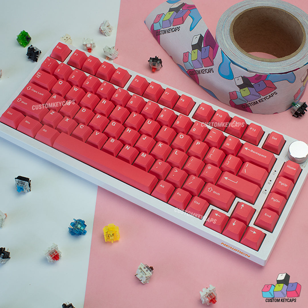 ISOUK // Bright Pink Keycaps