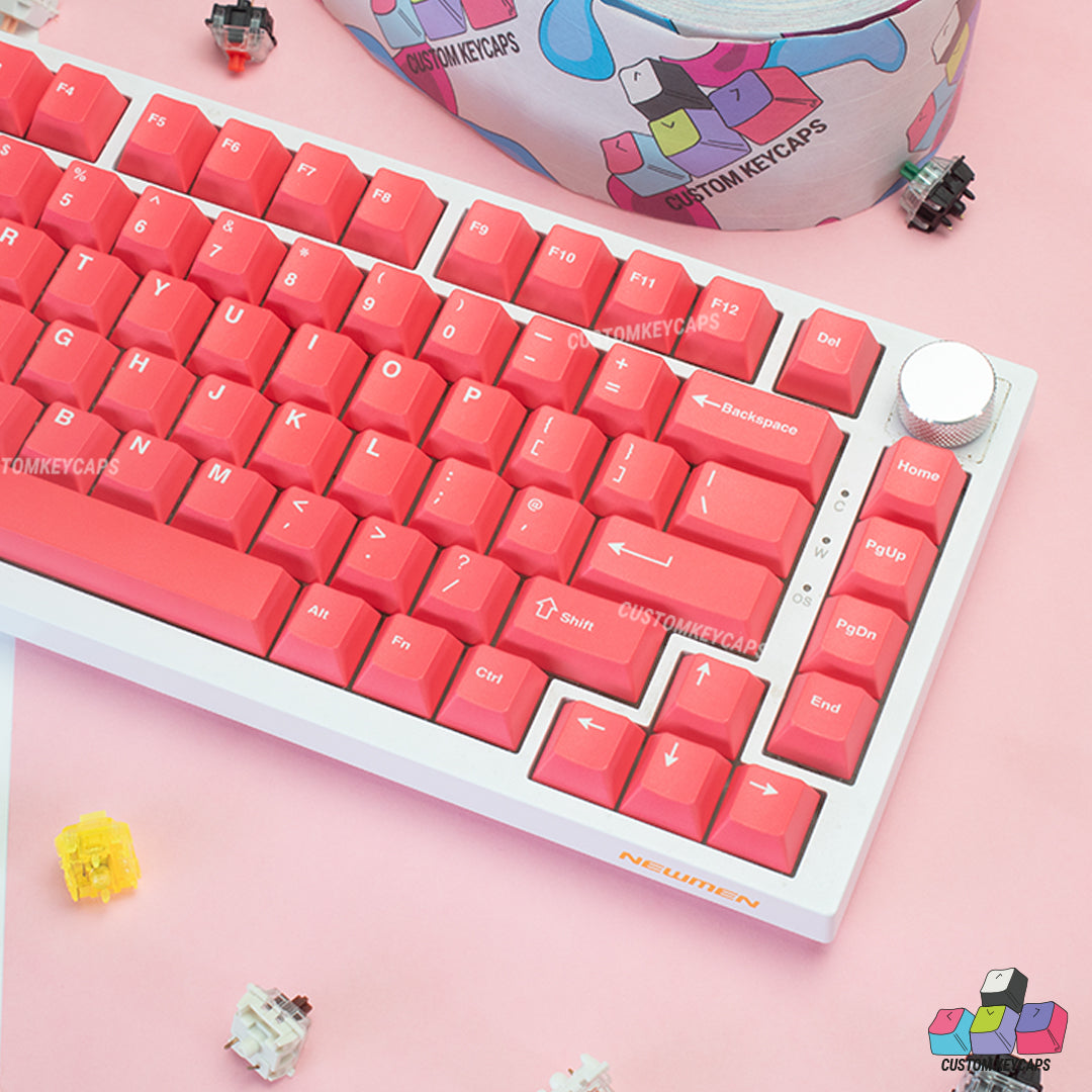 ISOUK // Bright Pink Keycaps