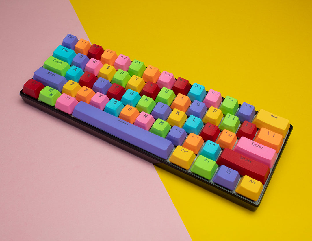 Colour Scatter PBT Keycaps