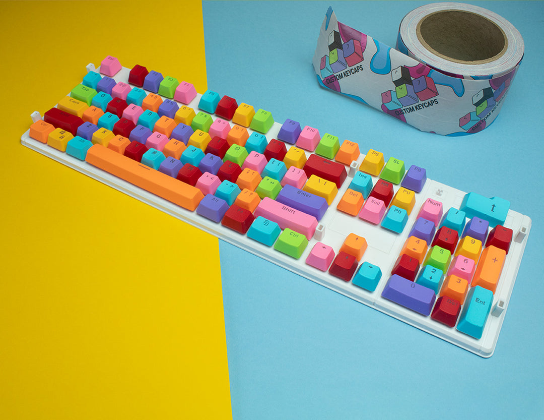 Colour Scatter PBT Keycaps