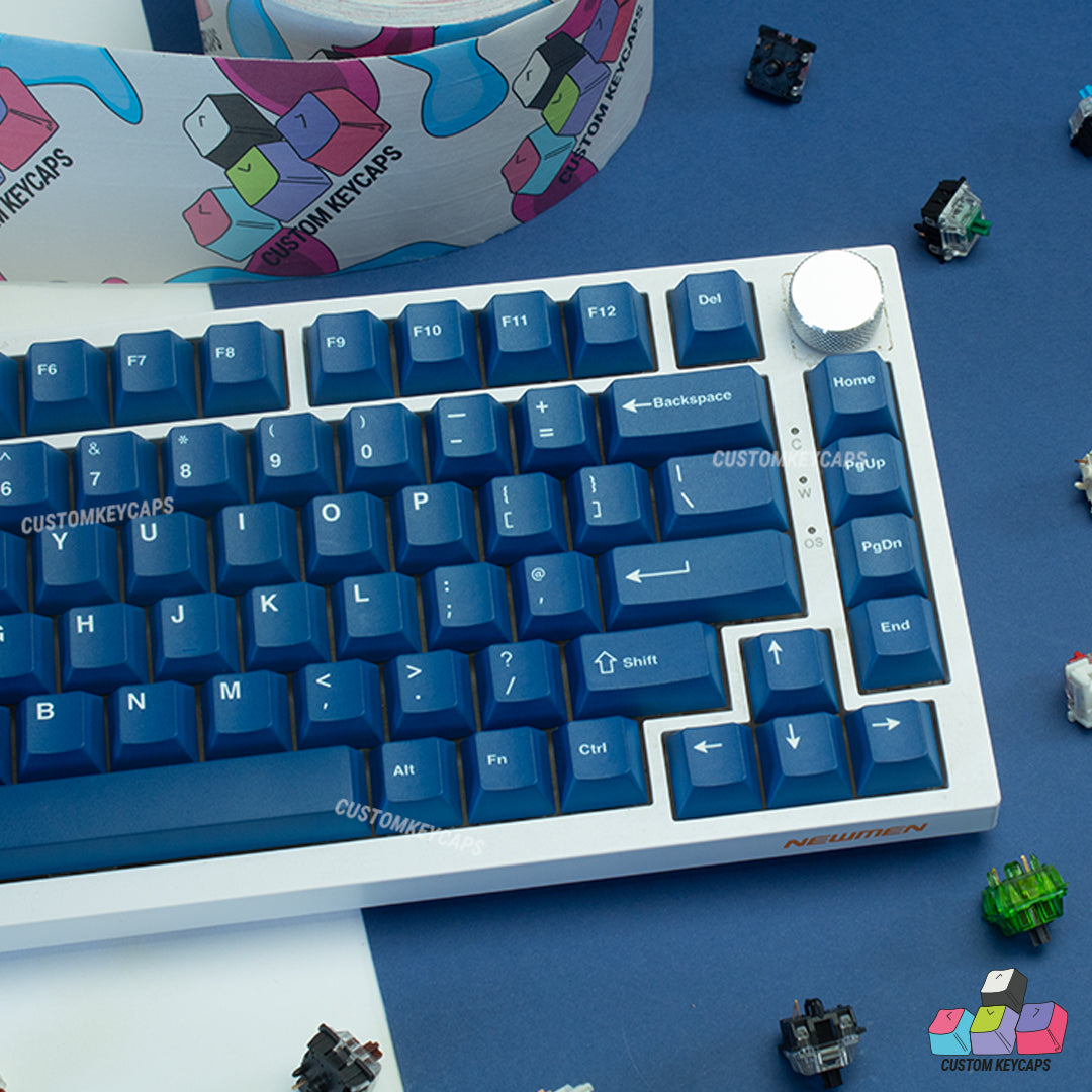 ISOUK // Dark Blue Keycaps