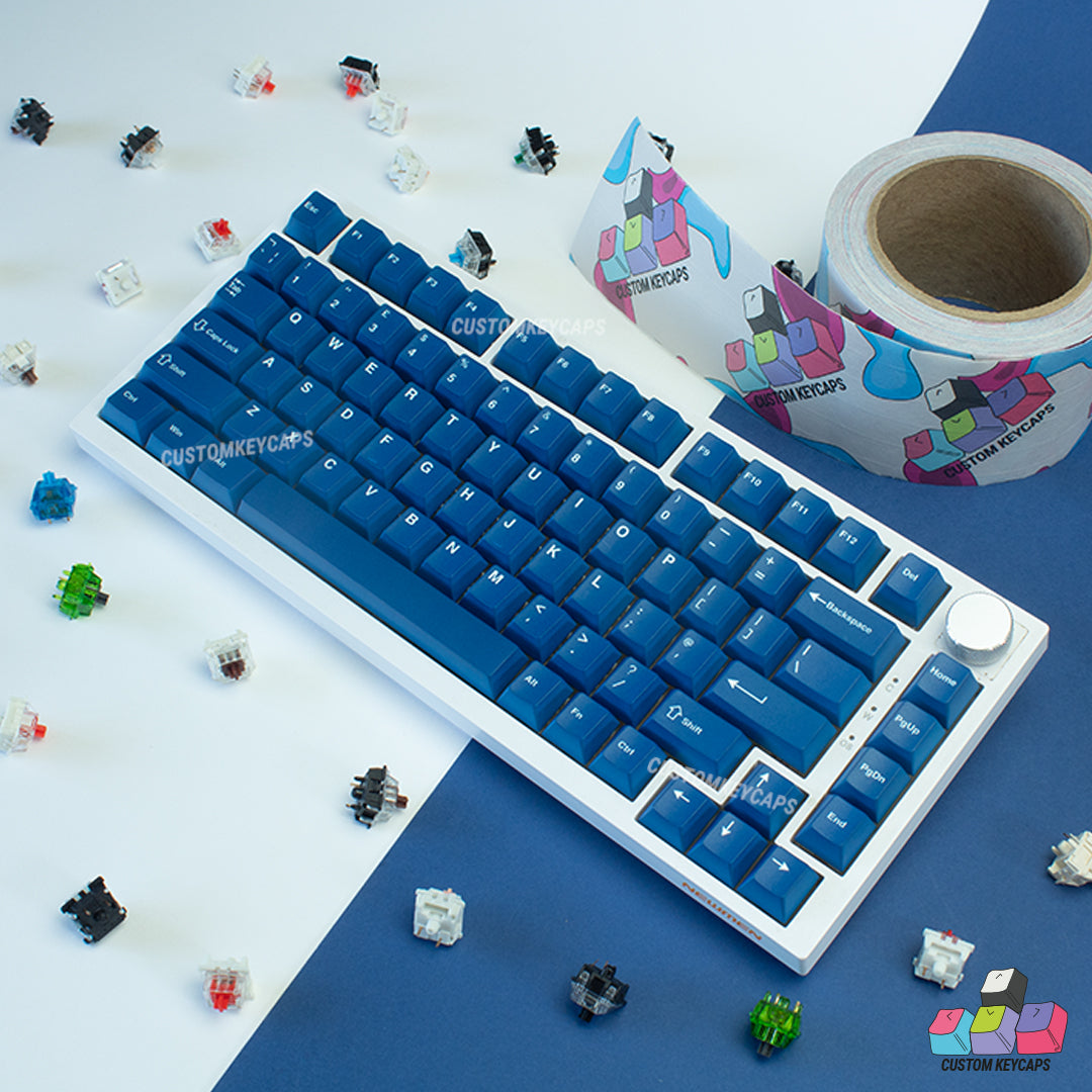ISOUK // Dark Blue Keycaps
