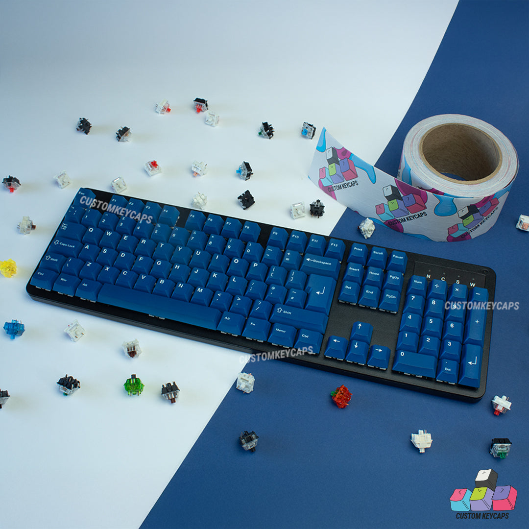 ISOUK // Dark Blue Keycaps