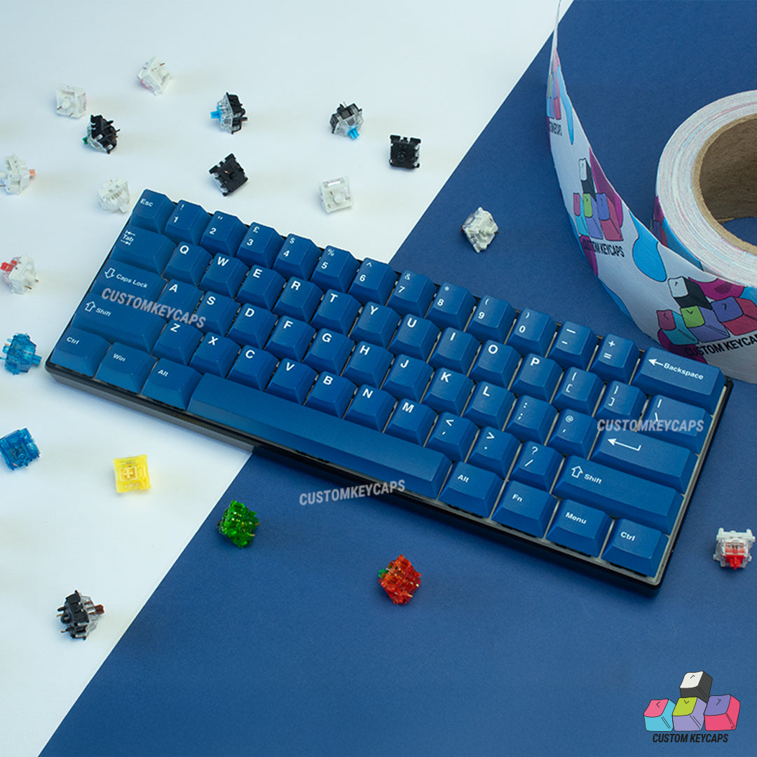 ISOUK // Dark Blue Keycaps