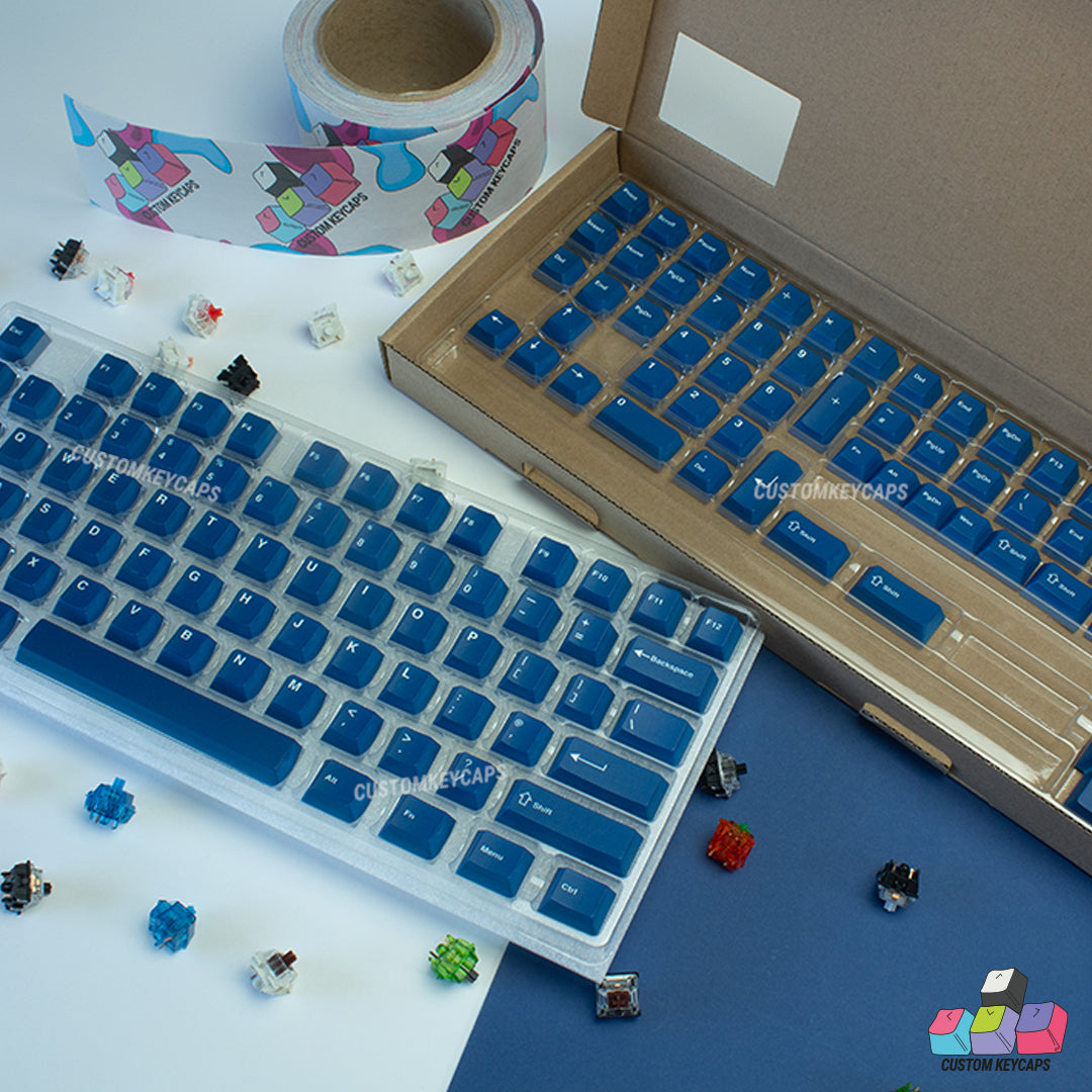 ISOUK // Dark Blue Keycaps