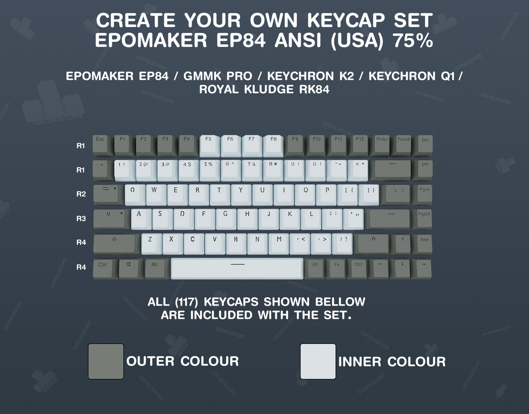 Create Your Own EPOMAKER EP84 Keycap Set