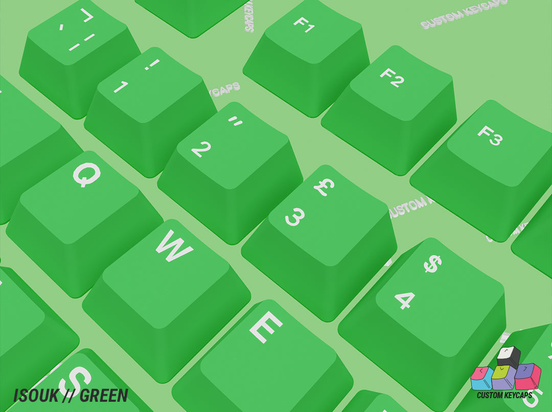 ISOUK // Green Keycaps