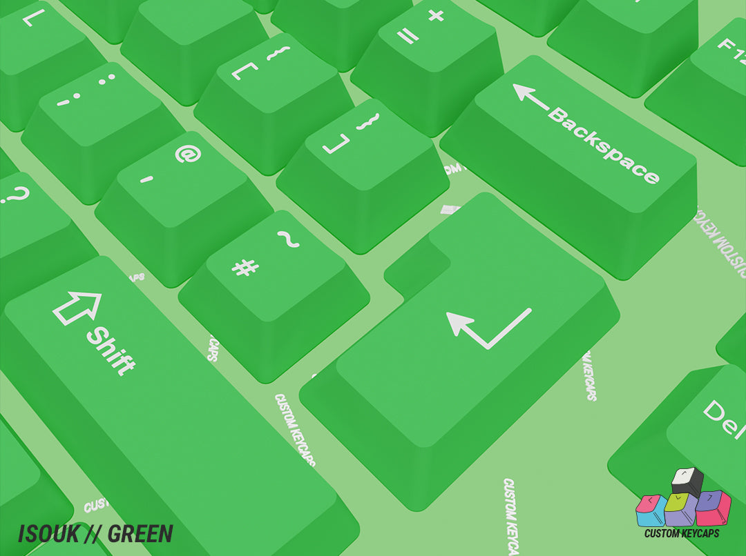 ISOUK // Green Keycaps