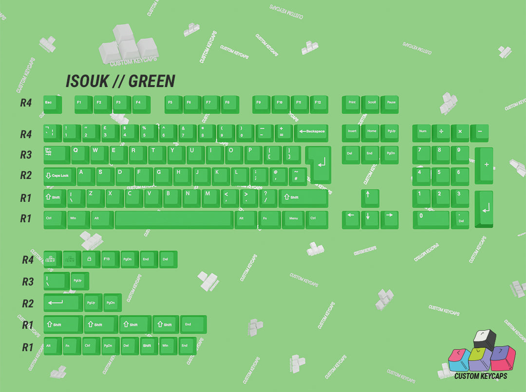 ISOUK // Green Keycaps