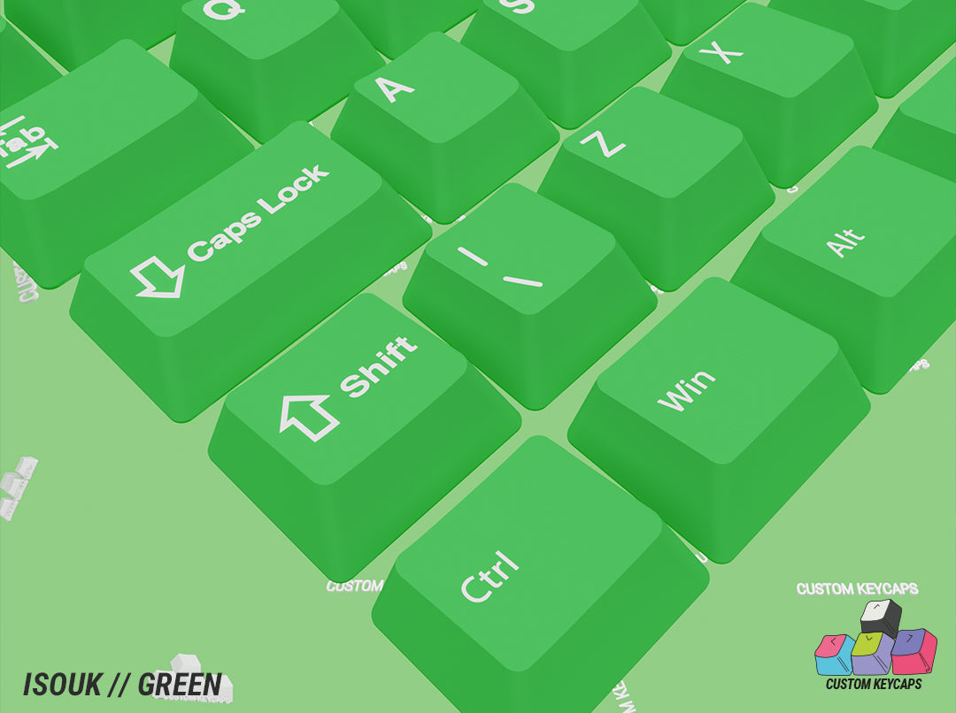 ISOUK // Green Keycaps