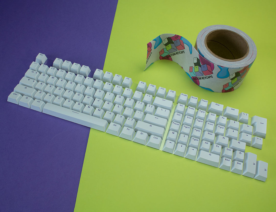 KL White - Purple Legends PBT Keycaps