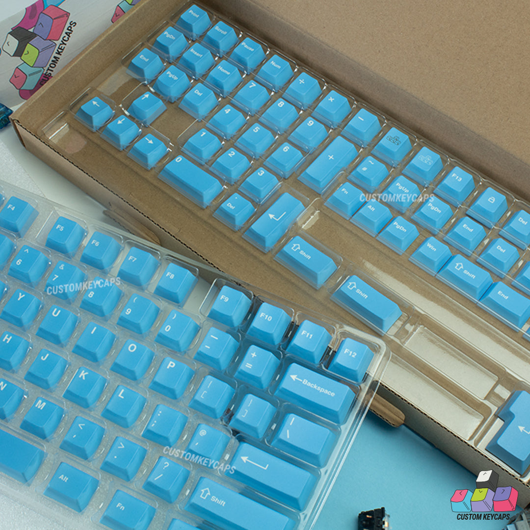 Key Cap Rome Blue ISOUK // Blue Keycaps – Custom Keycaps UK
