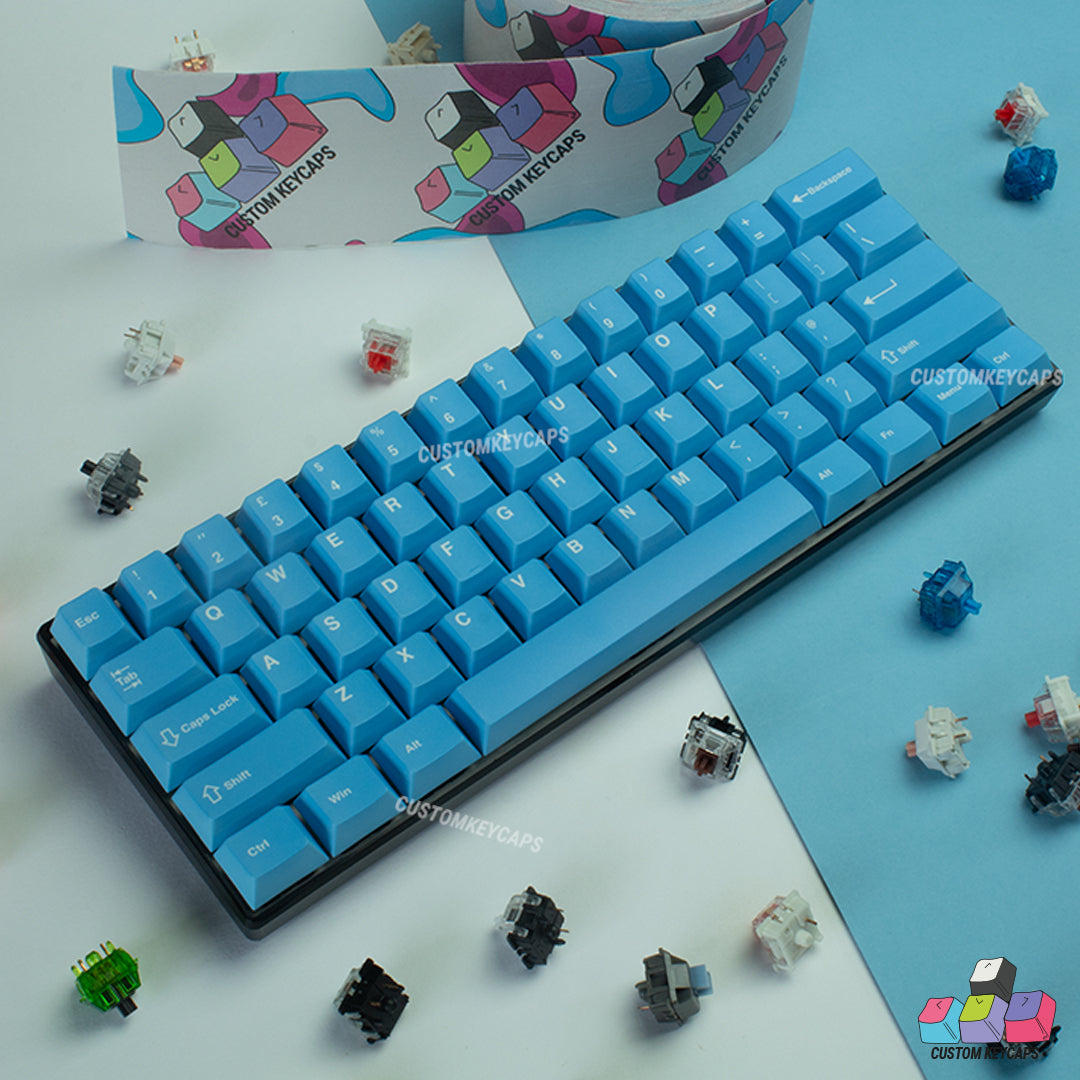 ISOUK // Blue Keycaps