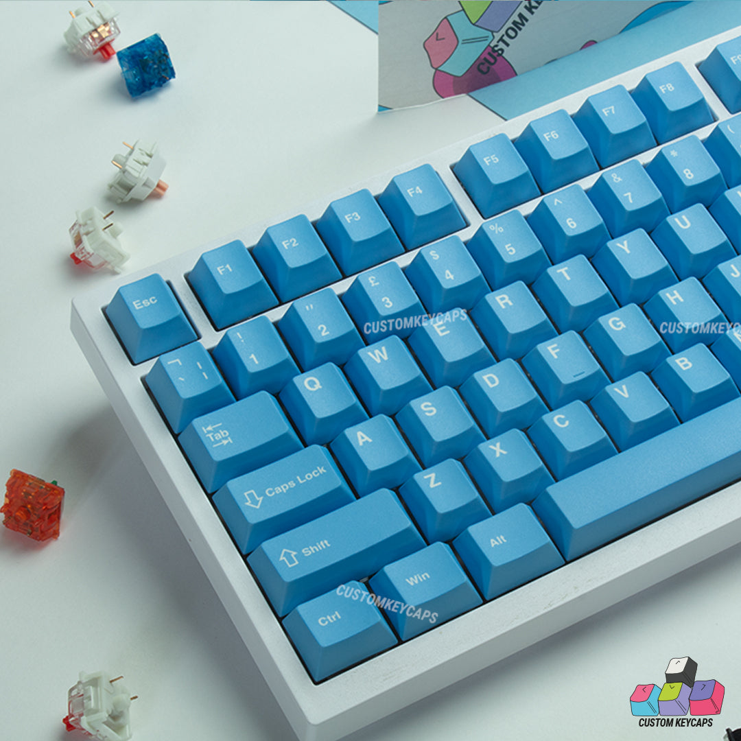 ISOUK // Blue Keycaps