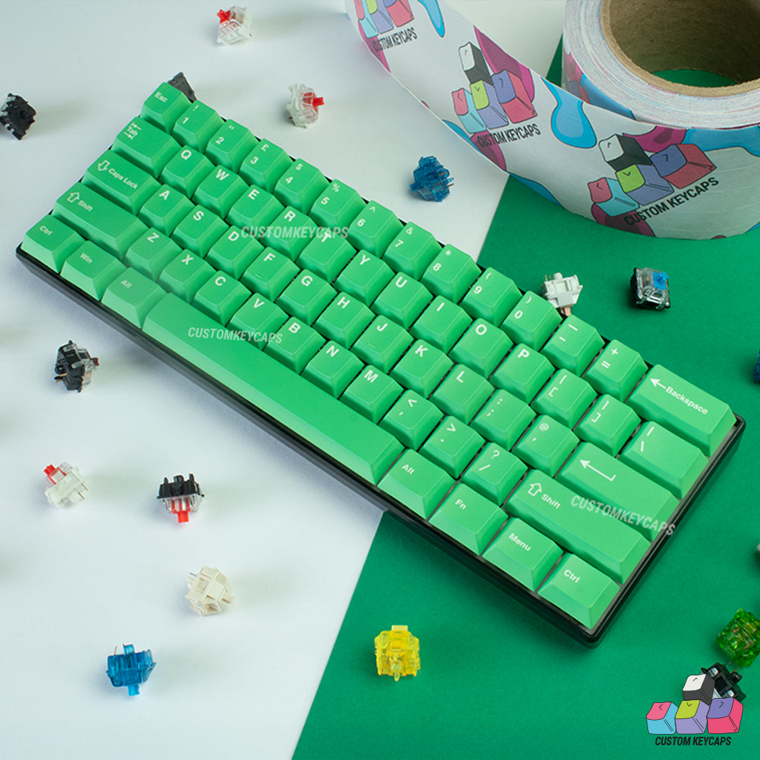 ISOUK // Green Keycaps