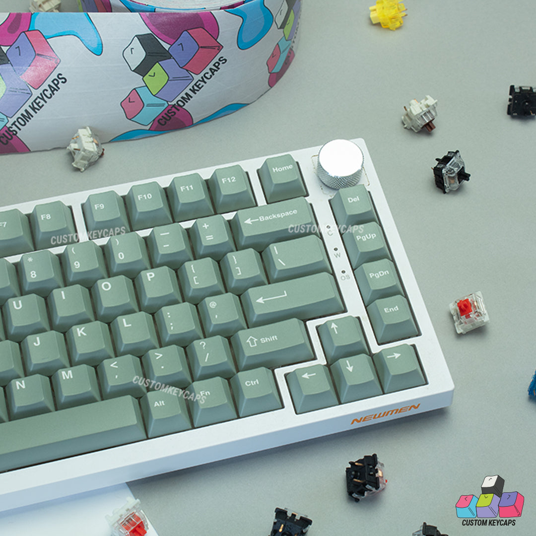 ISOUK // Light Grey Keycaps