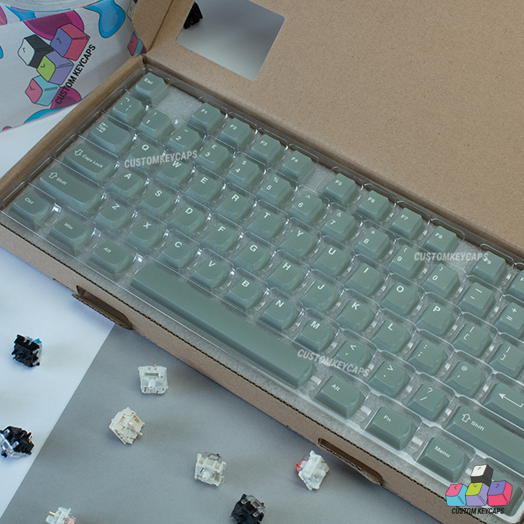 ISOUK // Light Grey Keycaps