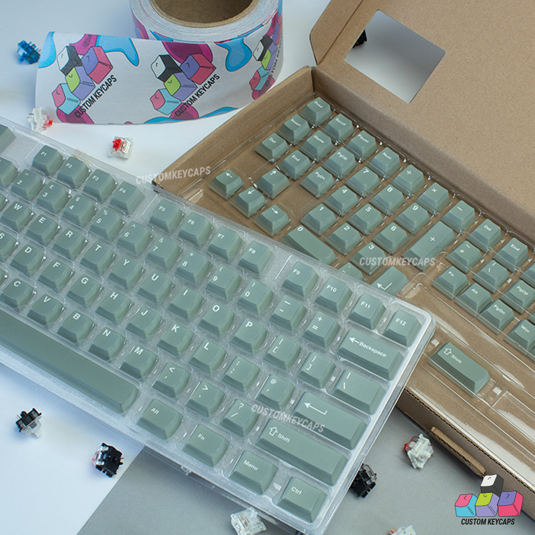 ISOUK // Light Grey Keycaps