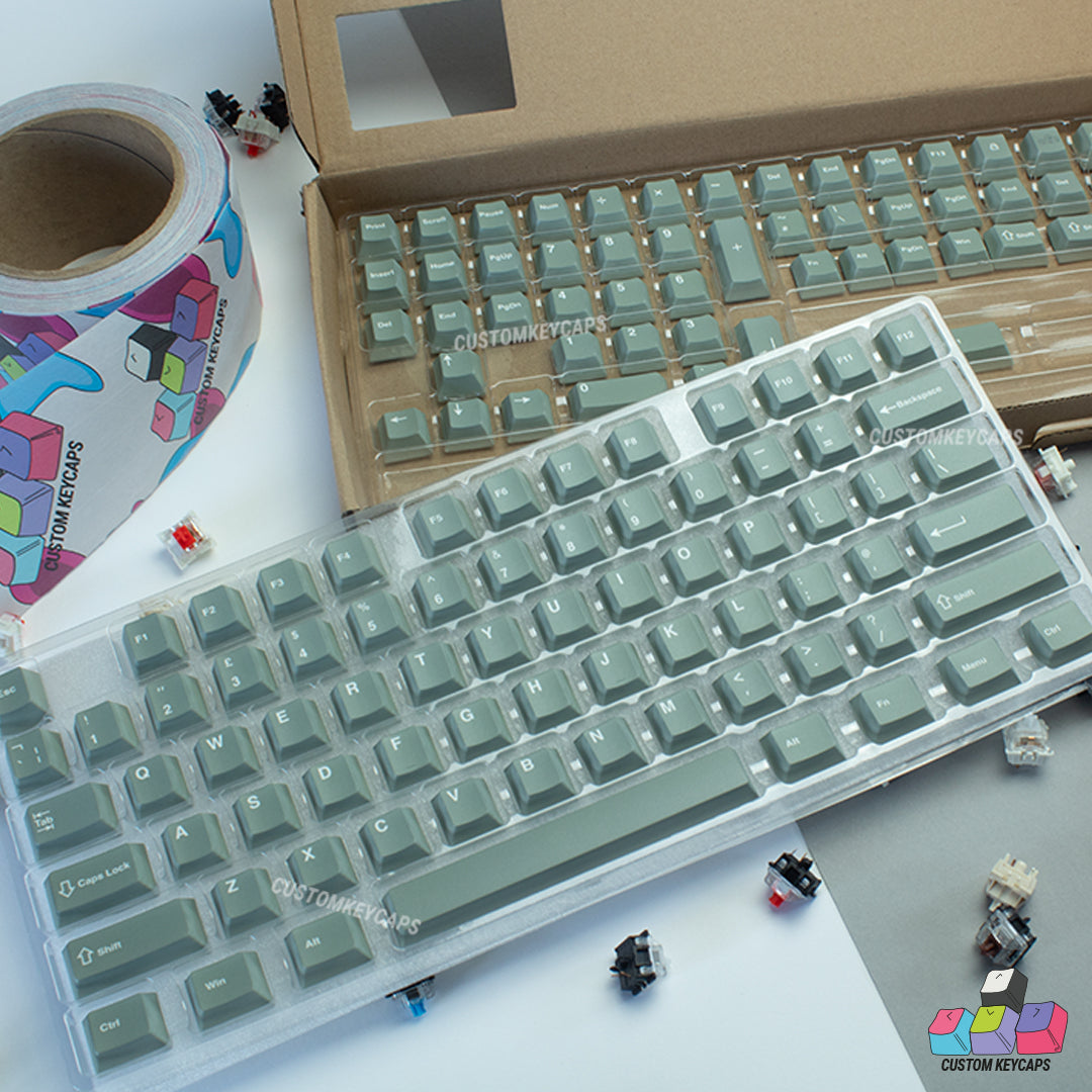 ISOUK // Light Grey Keycaps