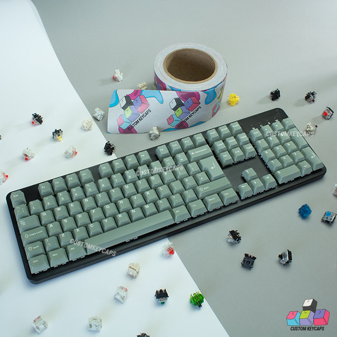 ISOUK // Light Grey Keycaps