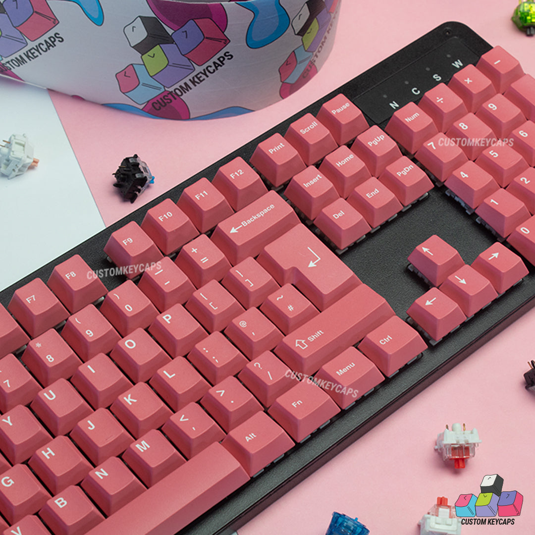 ISOUK // Pink Keycaps