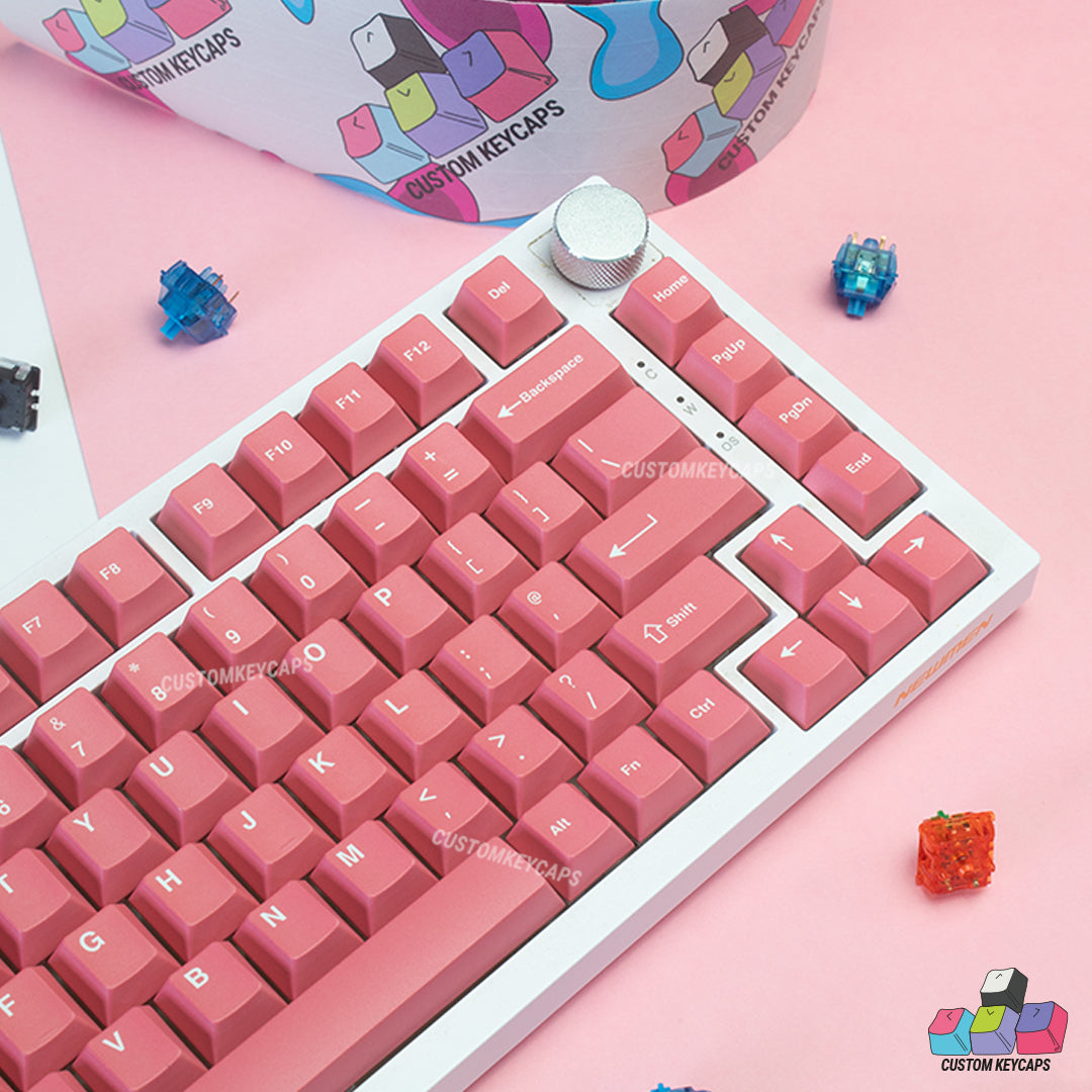 ISOUK // Pink Keycaps