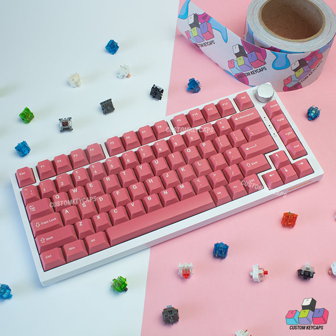 ISOUK // Pink Keycaps