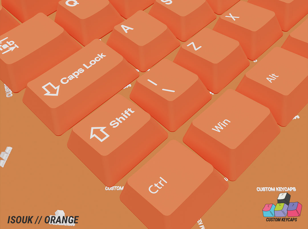 ISOUK // Orange Keycaps