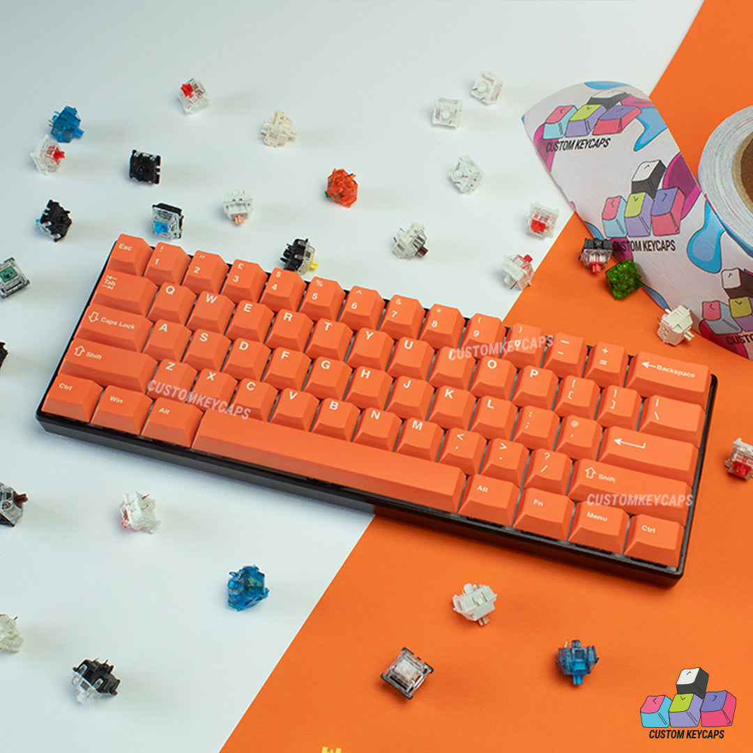 ISOUK // Orange Keycaps