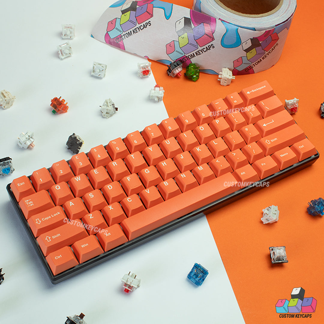 ISOUK // Orange Keycaps
