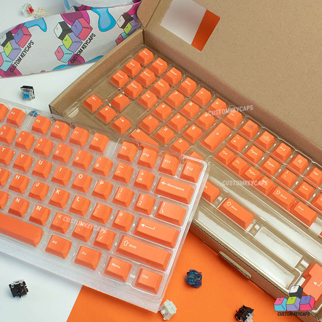 ISOUK // Orange Keycaps