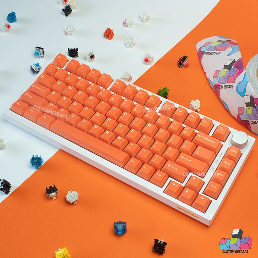 ISOUK // Orange Keycaps