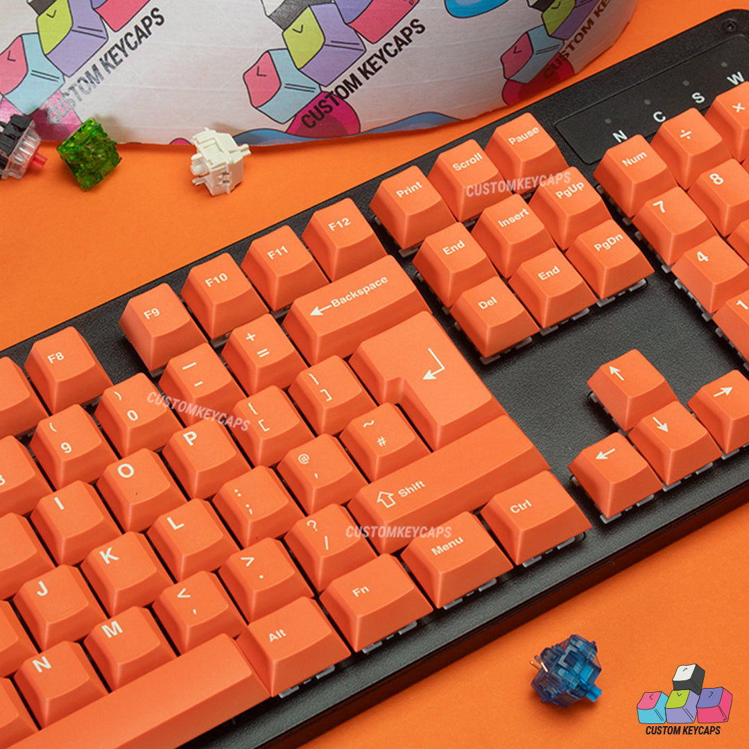 ISOUK // Orange Keycaps