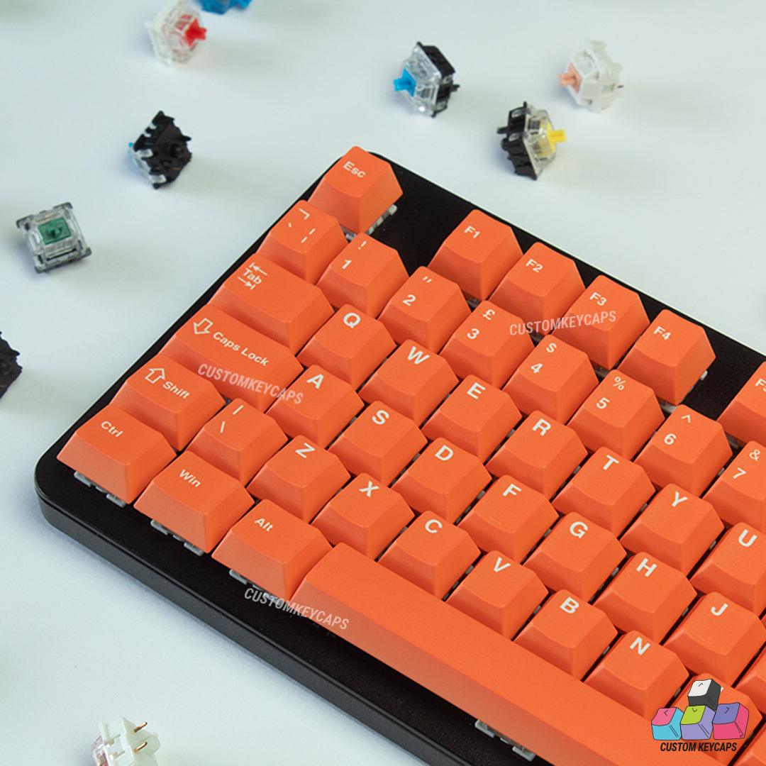 ISOUK // Orange Keycaps