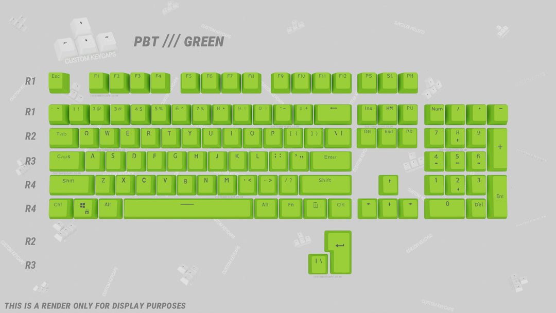 Light Green PBT Keycaps