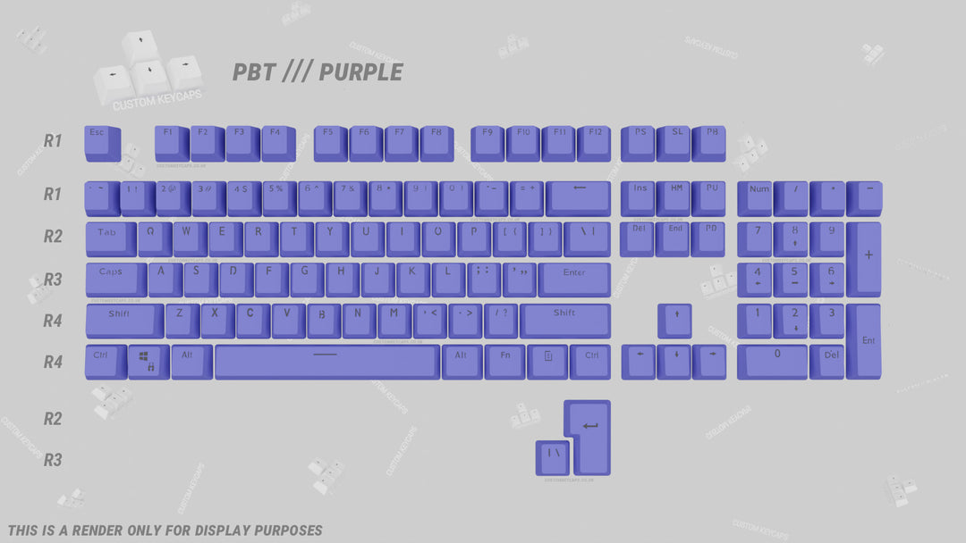 Purple PBT Keycaps