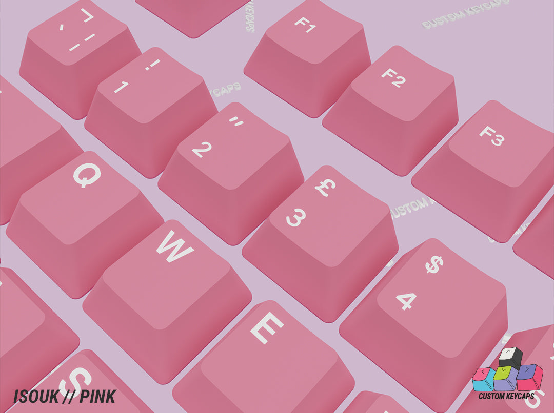 ISOUK // Pink Keycaps