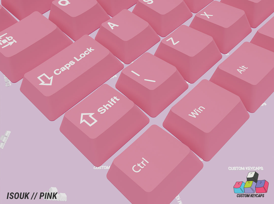 ISOUK // Pink Keycaps
