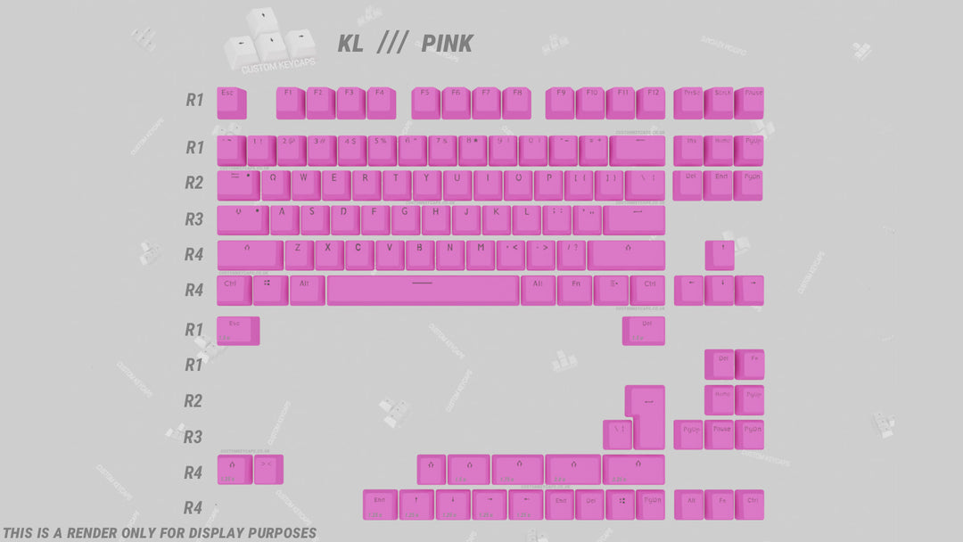 Pink Keyframe KL Pink – Custom Keycaps UK