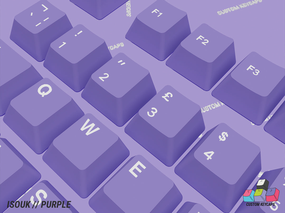 ISOUK // Purple Keycaps