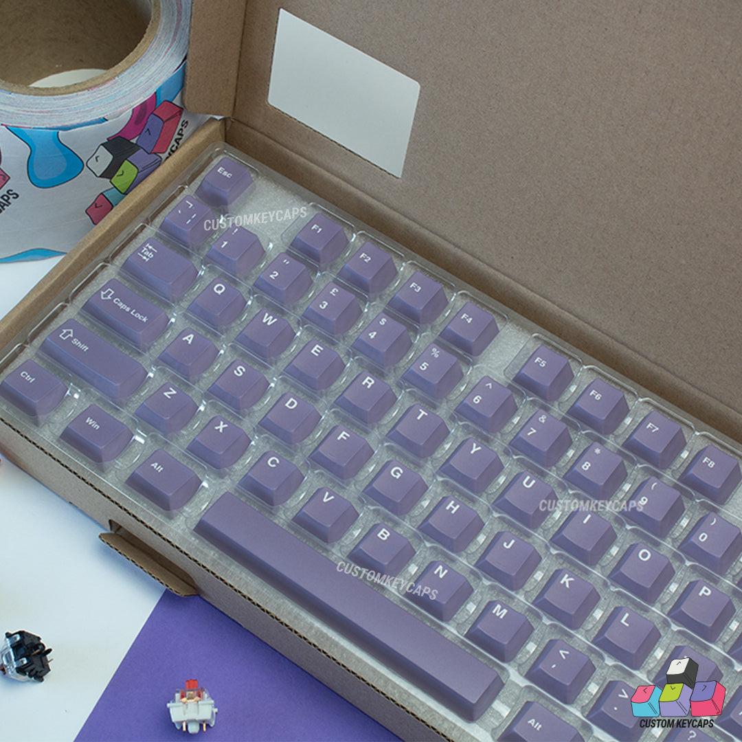 ISOUK // Purple Keycaps