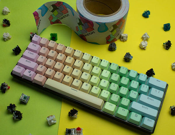 Rainbow PBT Keycaps