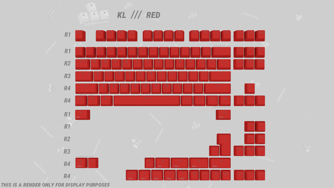 Custom Rt Red Key KL Red – Custom Keycaps UK