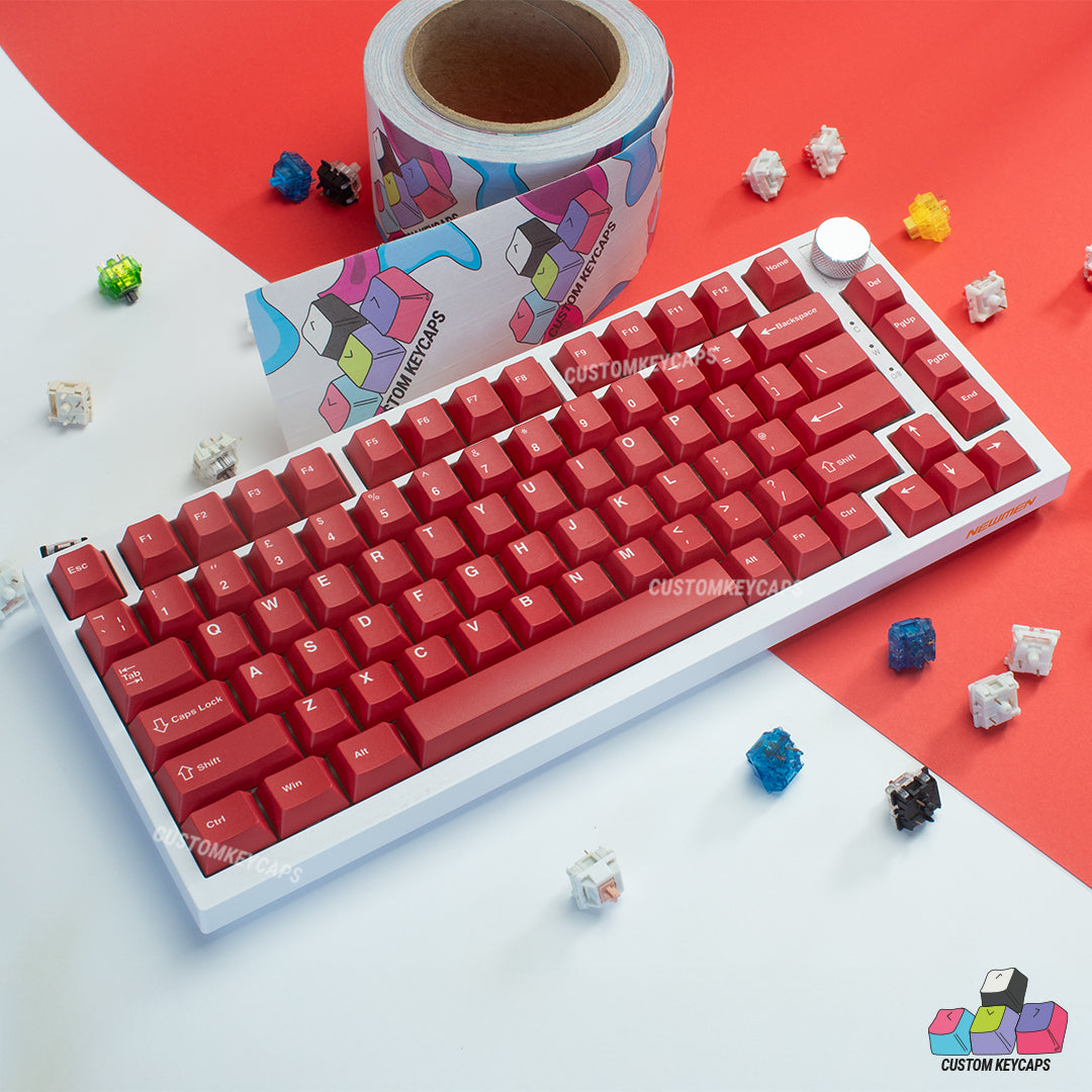 ISOUK // Red Keycaps