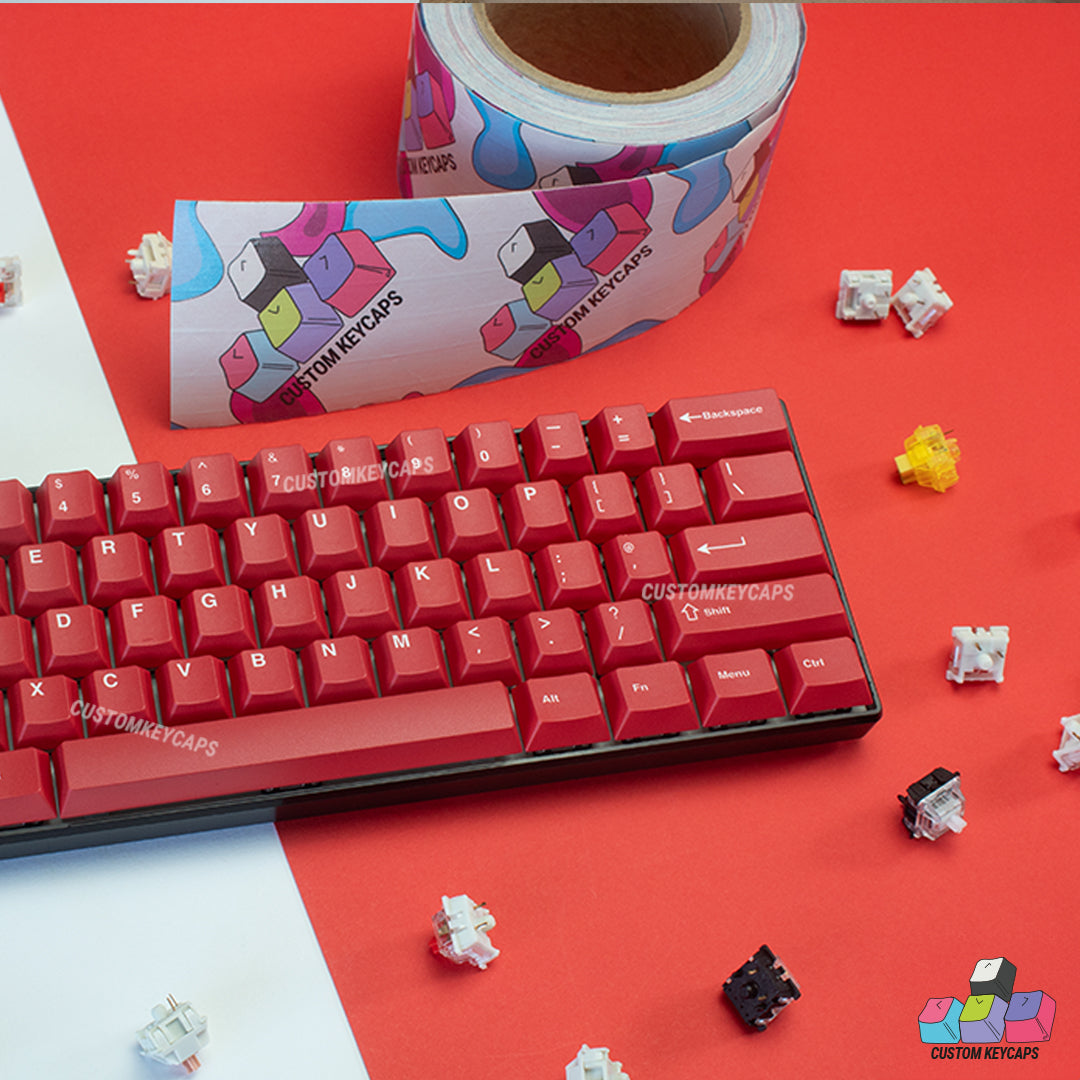 ISOUK // Red Keycaps