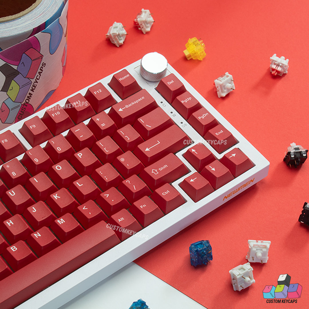 ISOUK // Red Keycaps