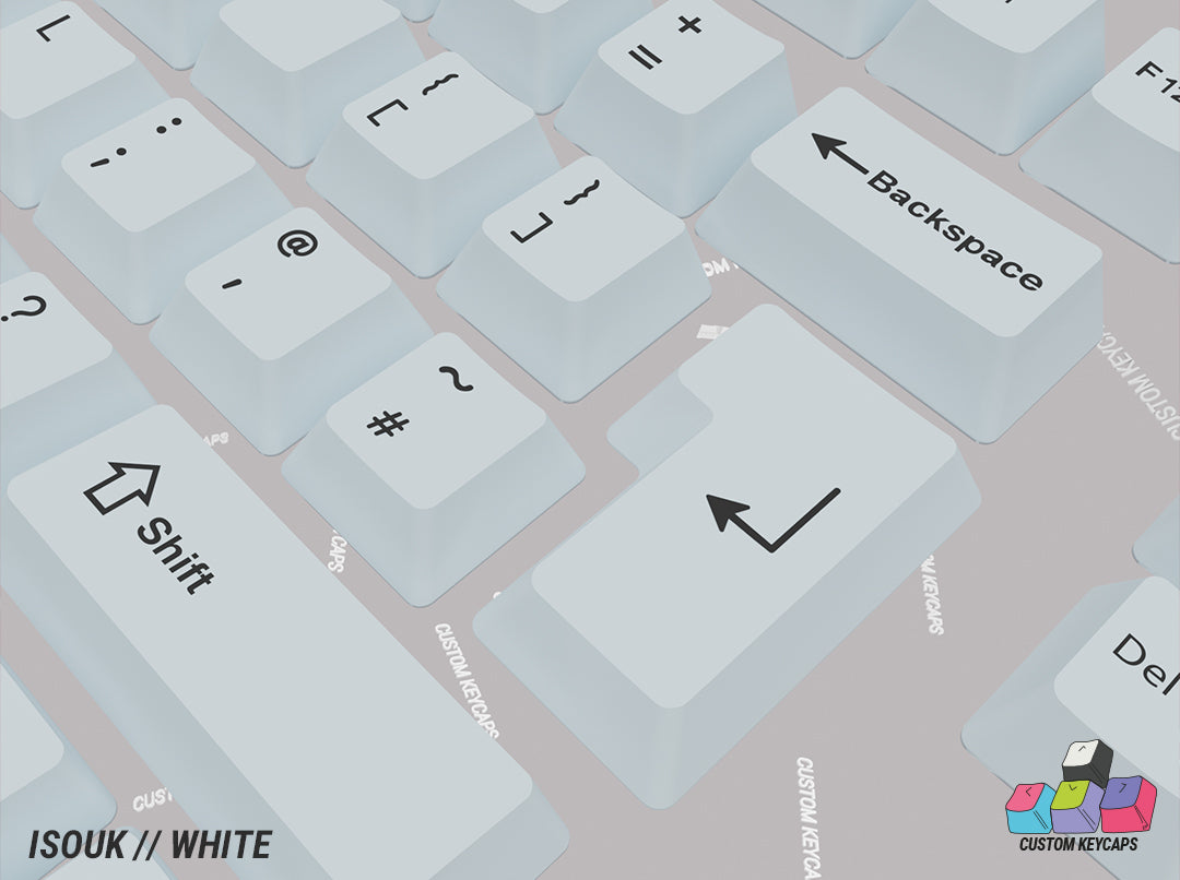 ISOUK // White Keycaps